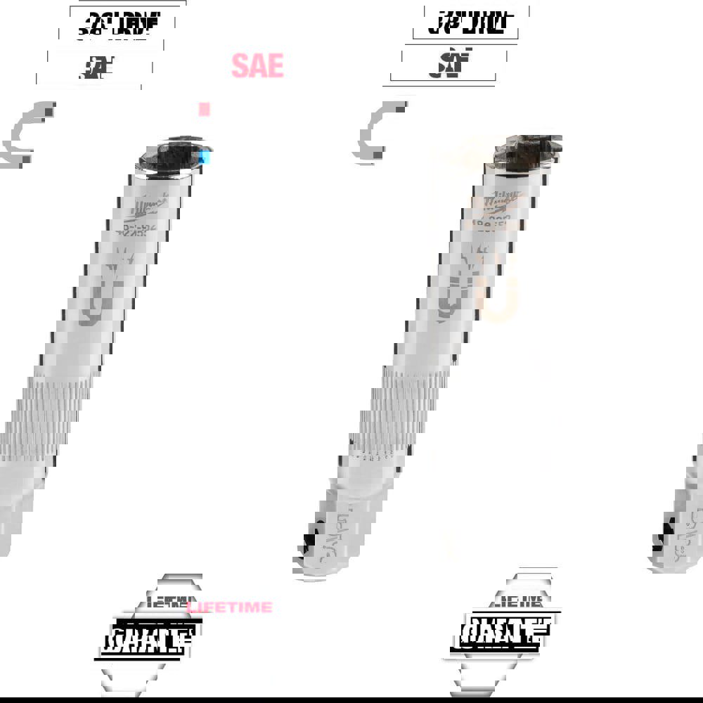 Hand Sockets; Socket Type: Spark Plug Socket ; Socket Size (Inch): 5/8 ; Drive Size: 3/8 ; Drive Style: Square ; Number Of Points: 6 ; Overall Length (Decimal Inch): 2.6800